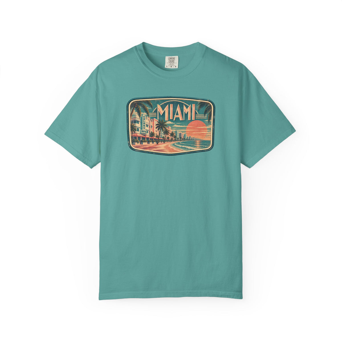 Miami - Unisex Garment-Dyed T-shirt