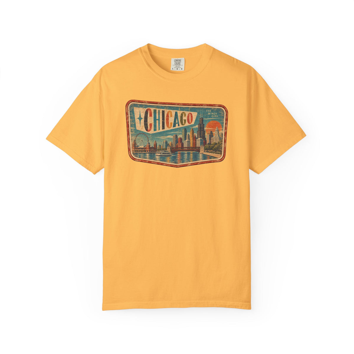 Chicago - Unisex Garment-Dyed T-shirt