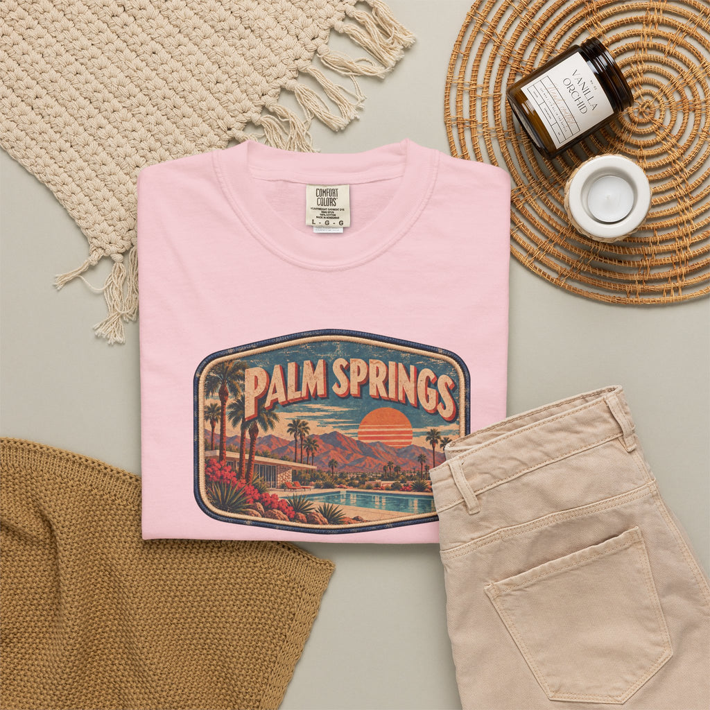 Palm Springs - Unisex Garment-Dyed T-shirt