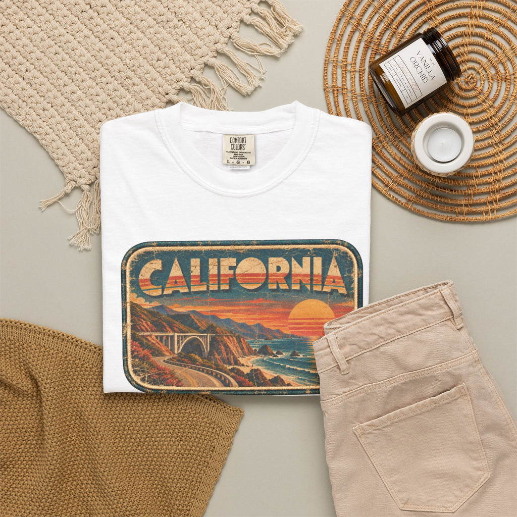 California - Unisex Garment-Dyed T-shirt