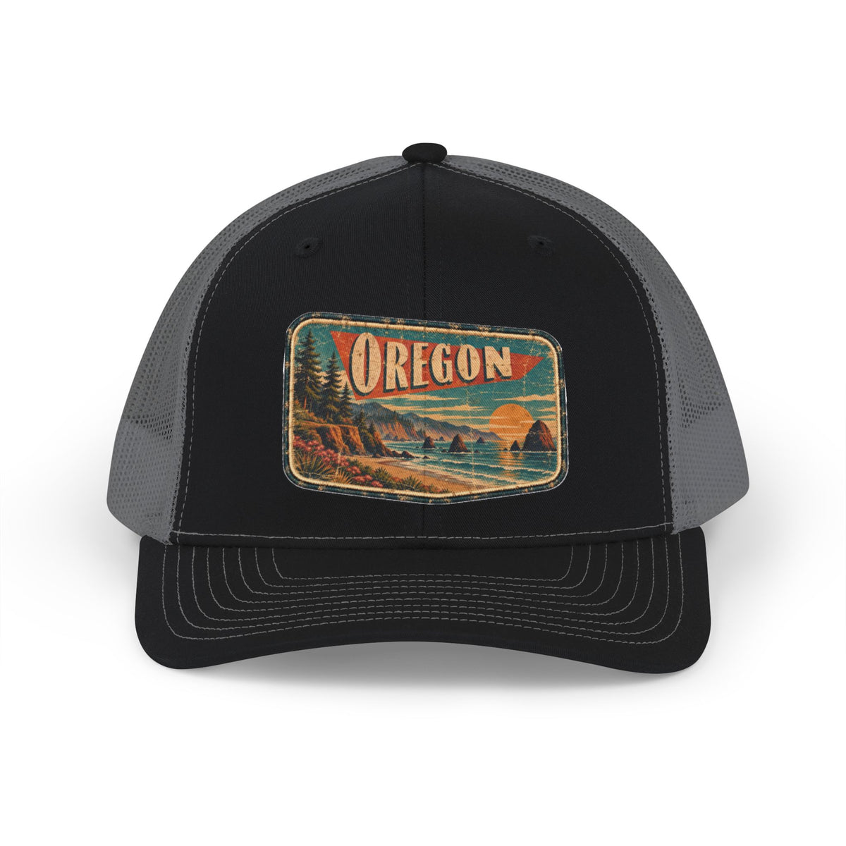 Oregon Coast Snapback Trucker Cap