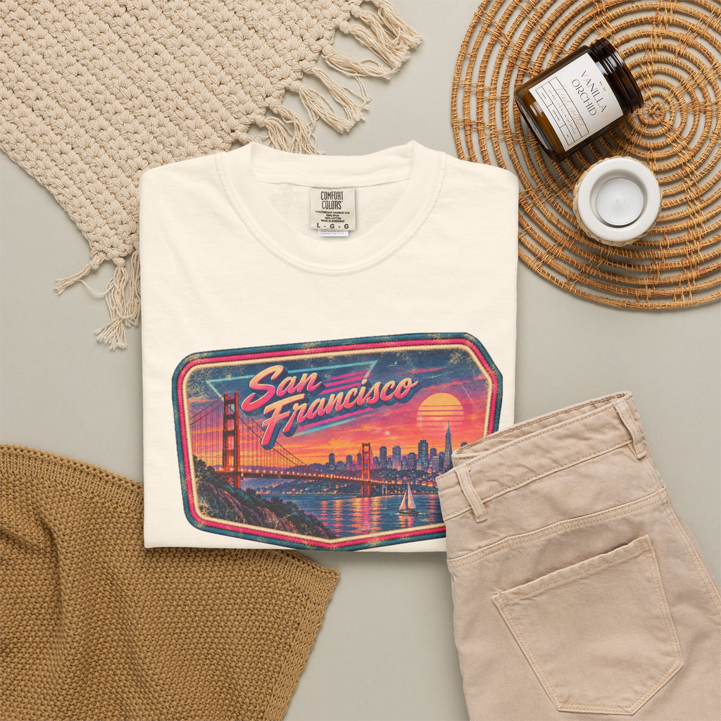 San Francisco - Unisex Garment-Dyed T-shirt