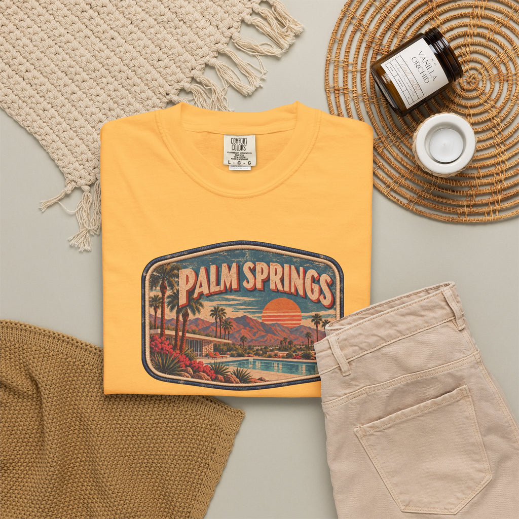 Palm Springs - Unisex Garment-Dyed T-shirt
