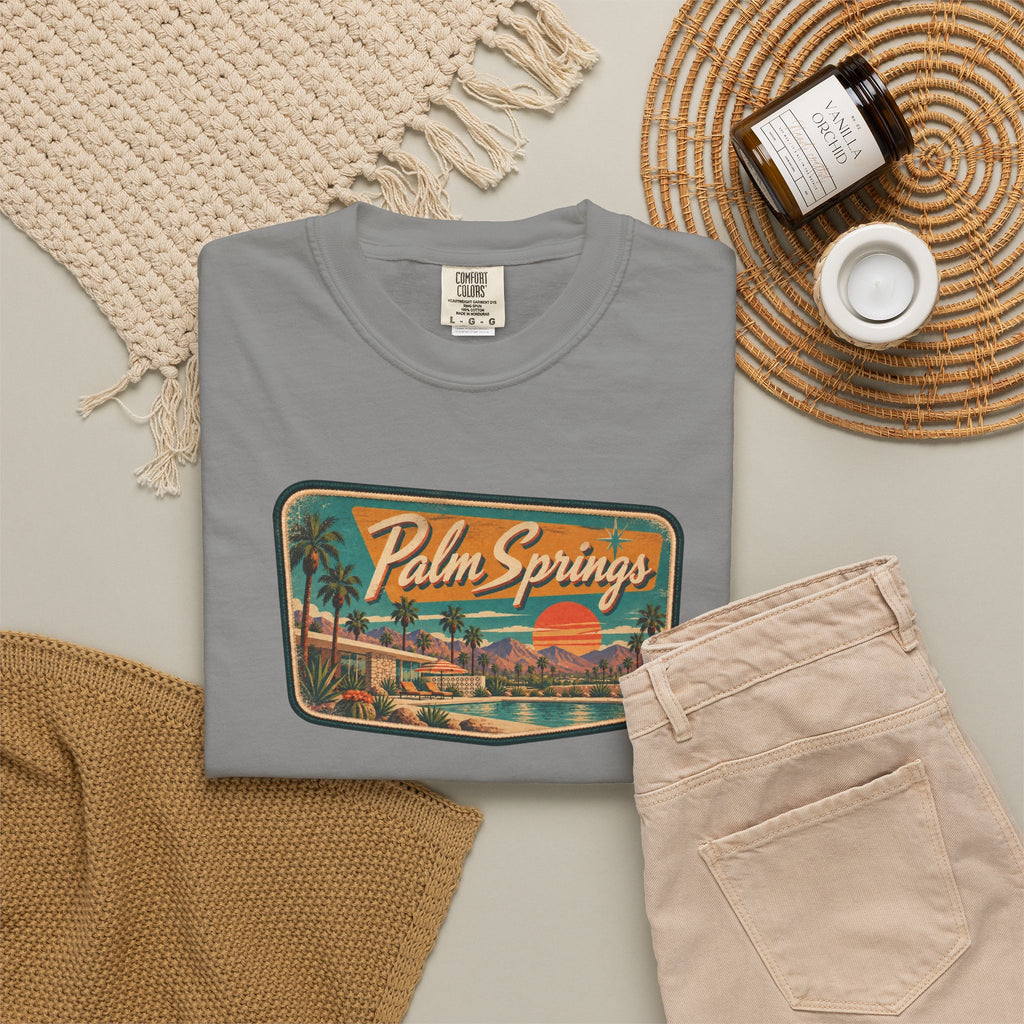 Palm Springs - Unisex Garment-Dyed T-shirt
