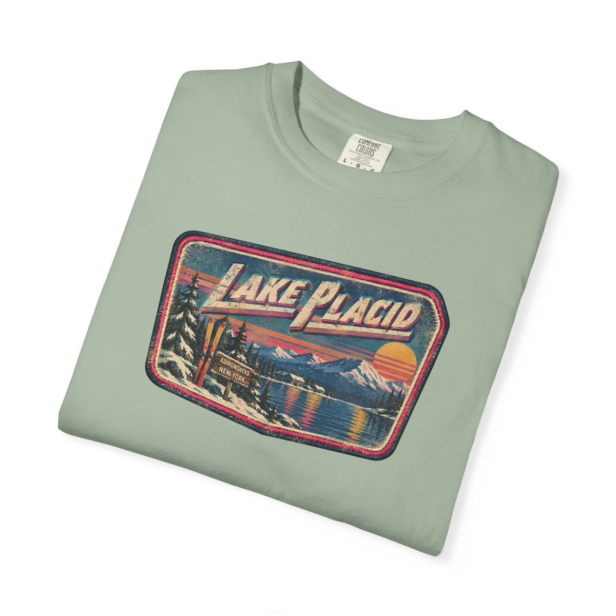 Lake Placid - Unisex Garment-Dyed T-shirt