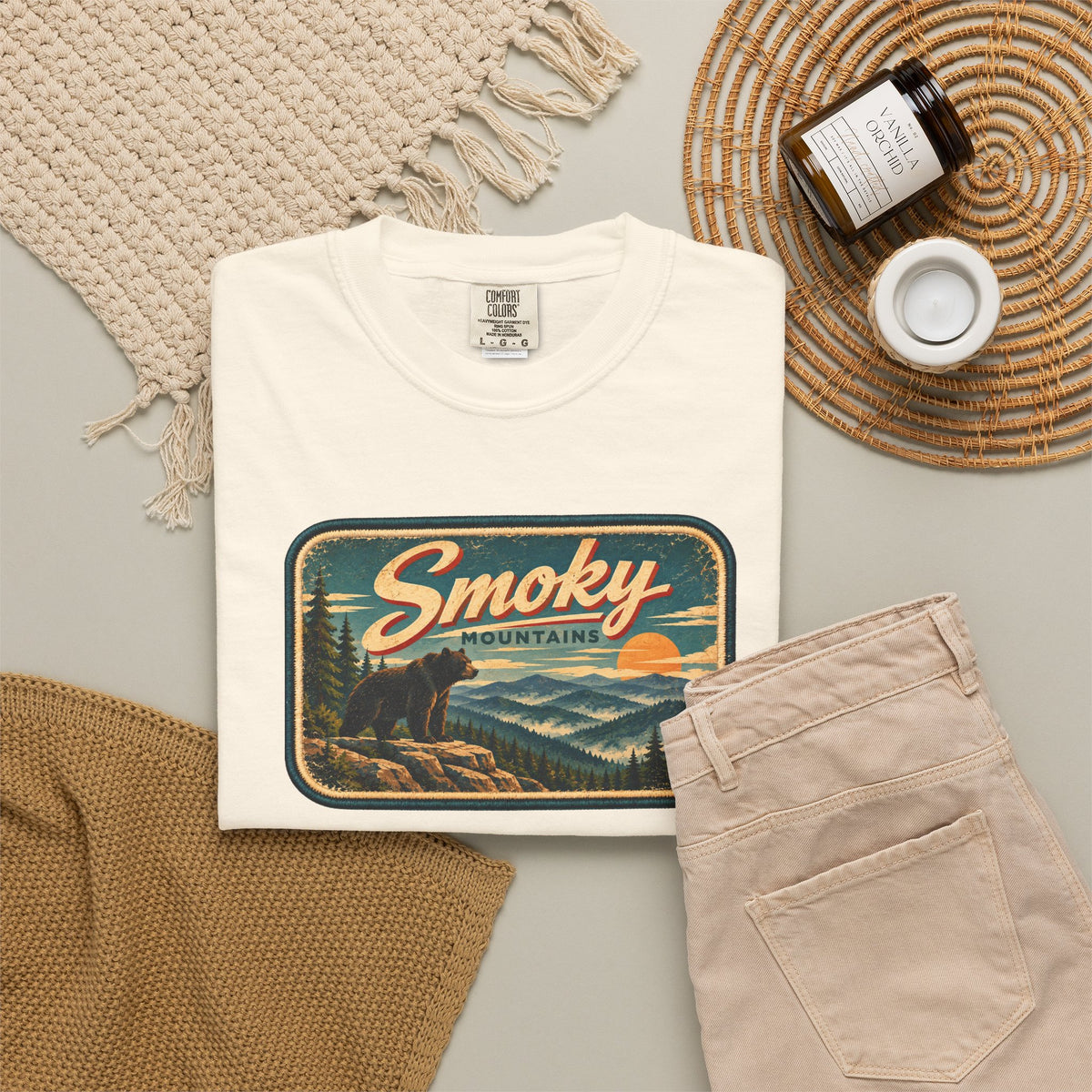 Smoky Mountains - Unisex Garment-Dyed T-shirt