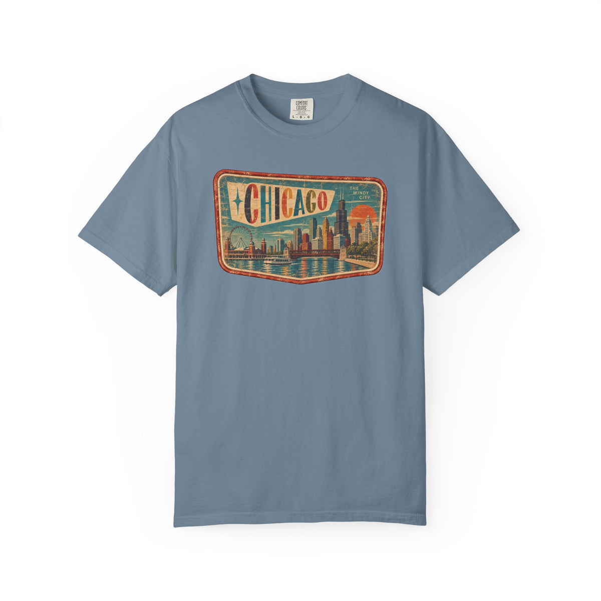 Chicago - Unisex Garment-Dyed T-shirt