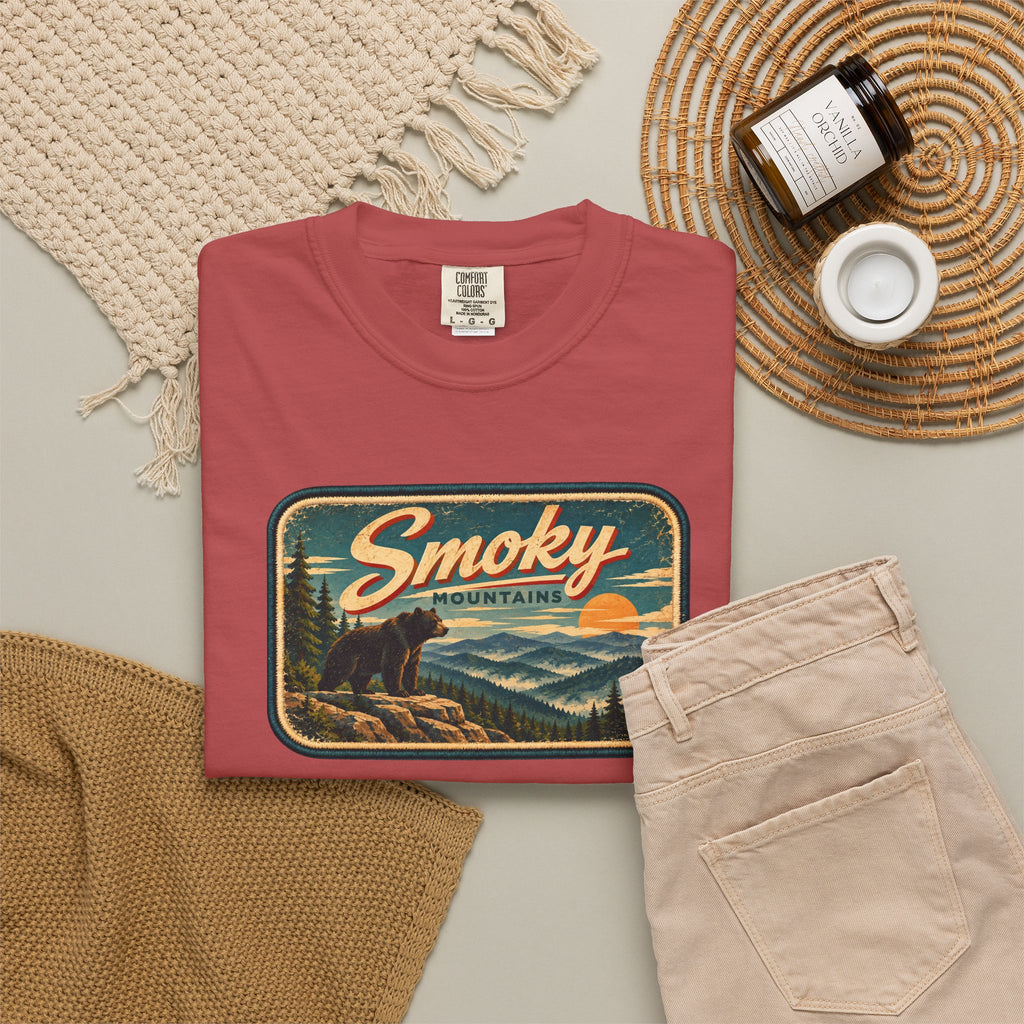 Smoky Mountains - Unisex Garment-Dyed T-shirt