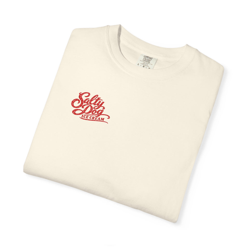 Salty Dog Ice Cream - Unisex Garment-Dyed T-shirt