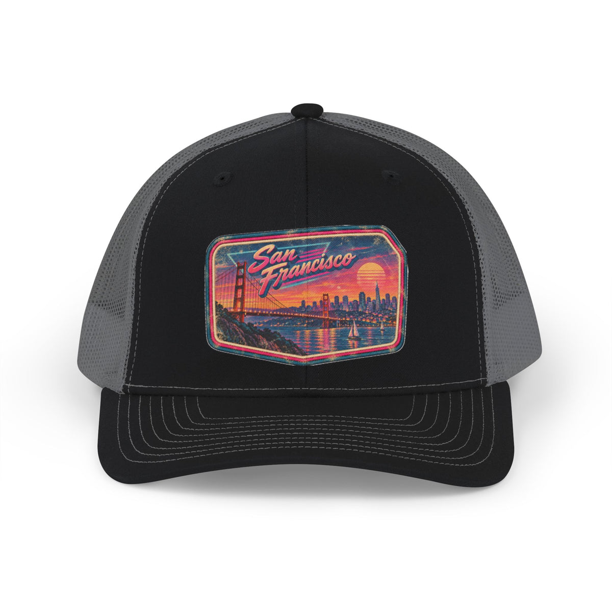 San Francisco Bridge Neon Snapback Trucker Cap