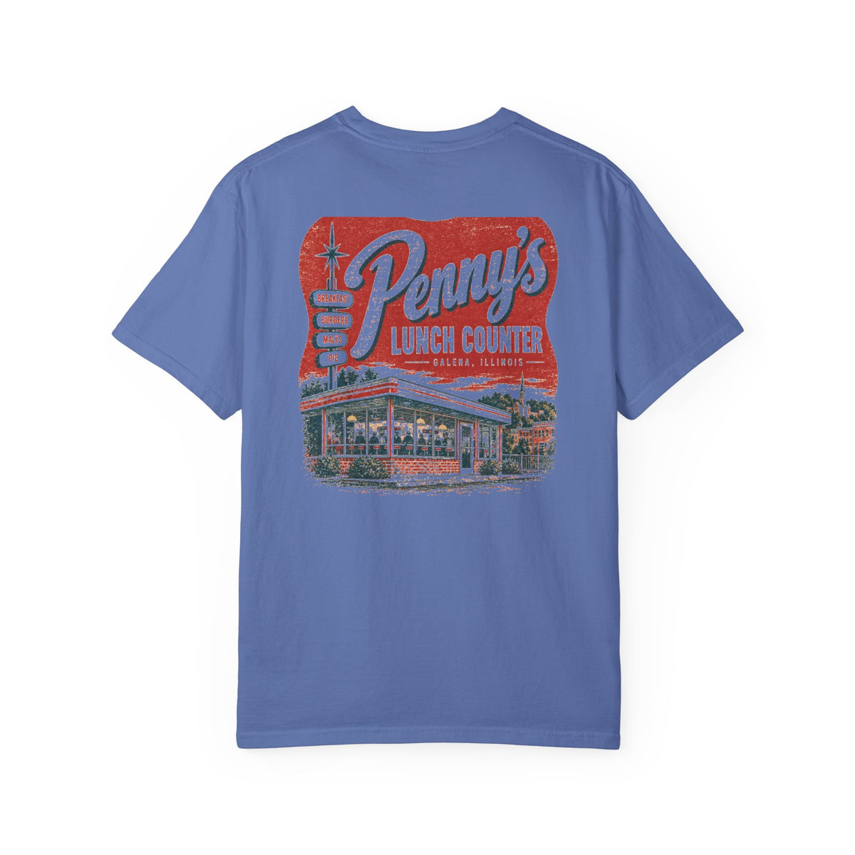 Penny's Lunch Counter - Unisex Garment-Dyed T-shirt