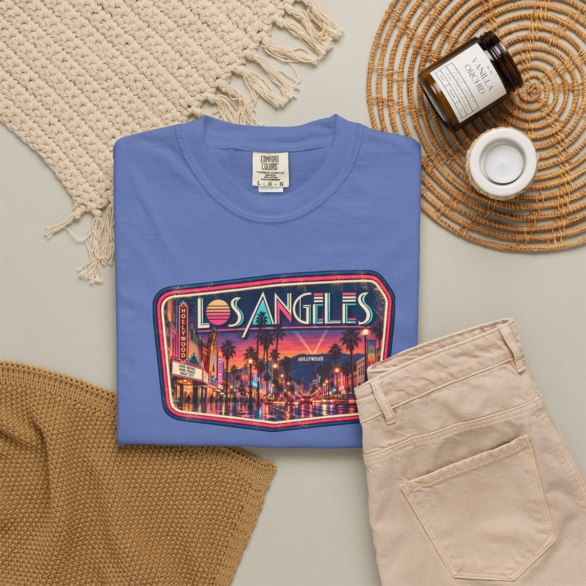 Los Angeles - Unisex Garment-Dyed T-shirt