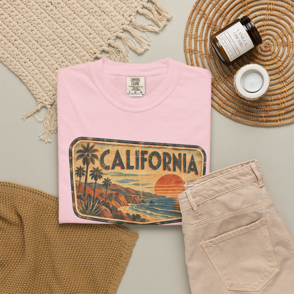 California - Unisex Garment-Dyed T-shirt