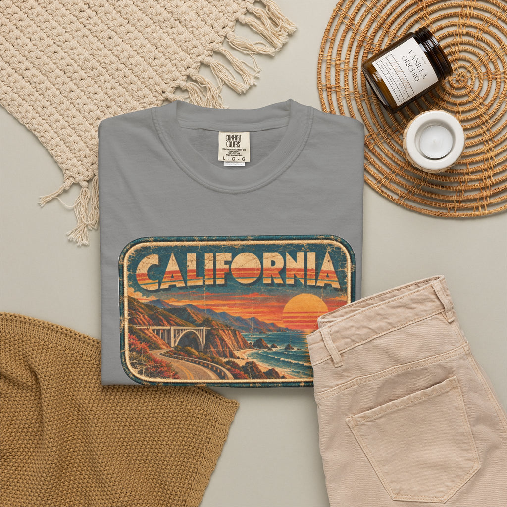 California - Unisex Garment-Dyed T-shirt