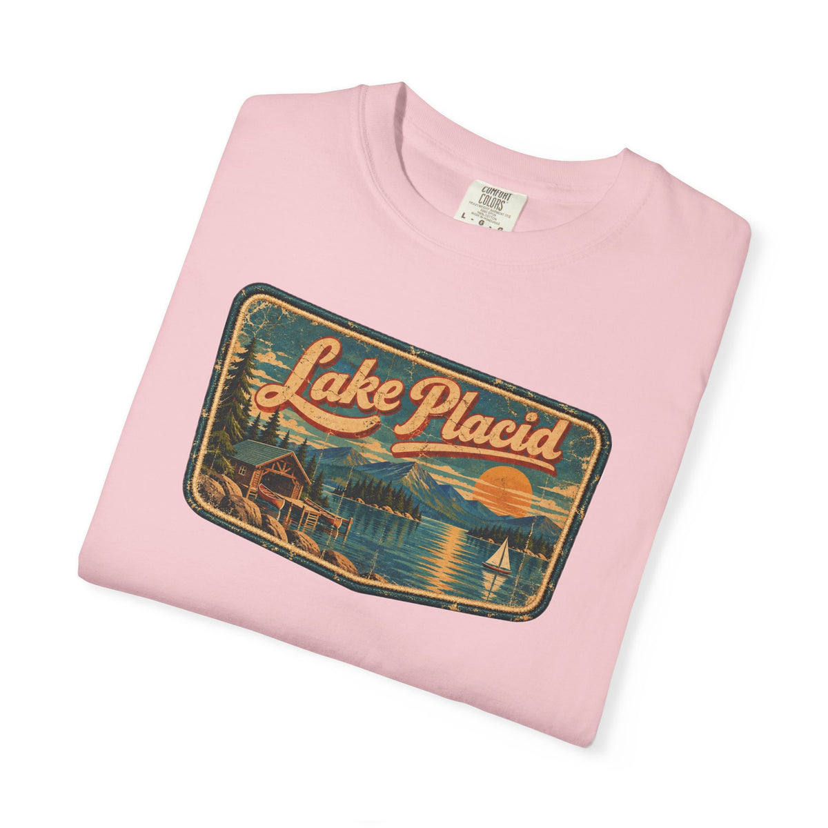 Lake Placid - Unisex Garment-Dyed T-shirt