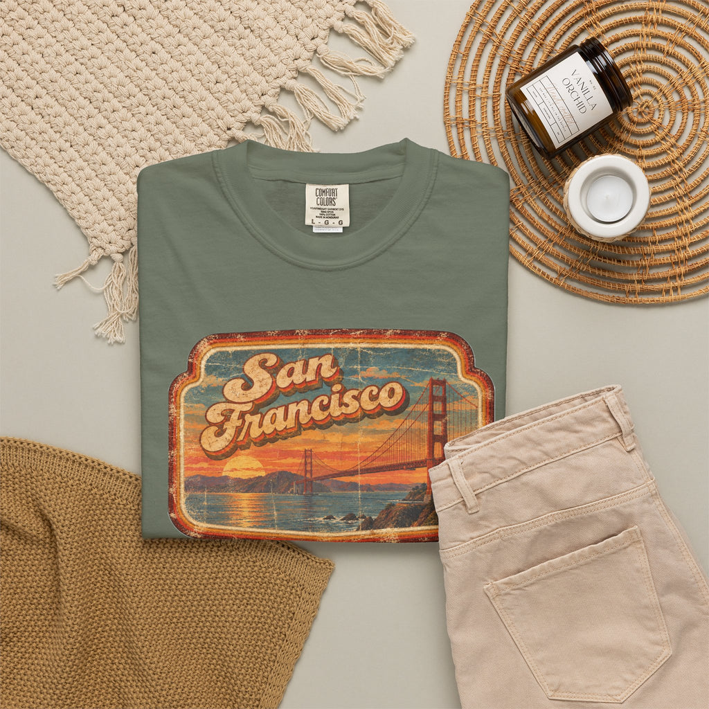 San Francisco - Unisex Garment-Dyed T-shirt