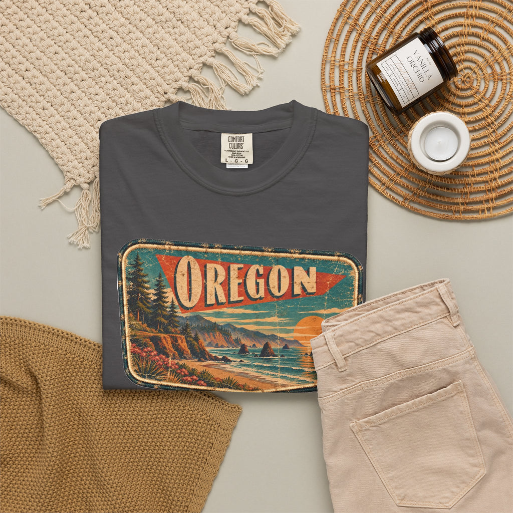 Oregon - Unisex Garment-Dyed T-shirt