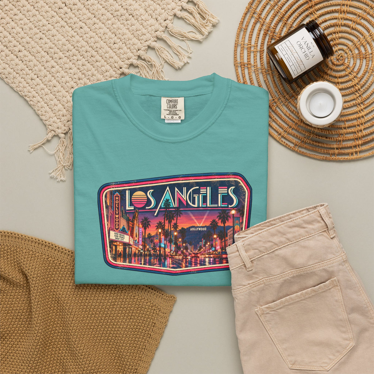 Los Angeles - Unisex Garment-Dyed T-shirt
