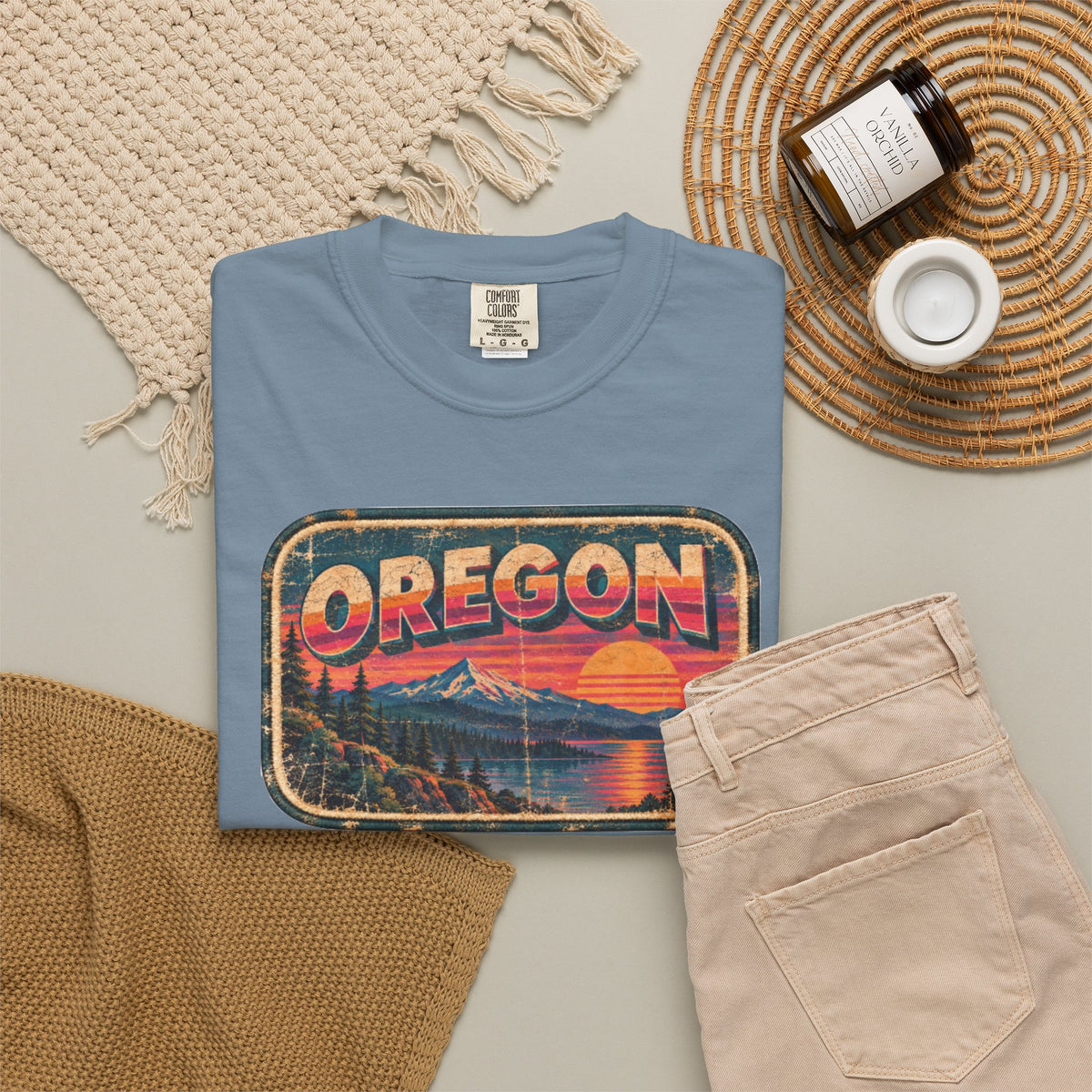 Oregon - Unisex Garment-Dyed T-shirt