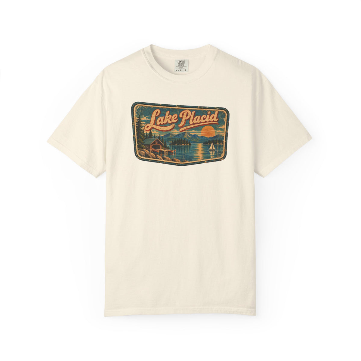 Lake Placid - Unisex Garment-Dyed T-shirt