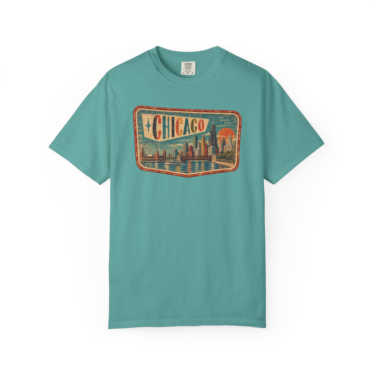Chicago - Unisex Garment-Dyed T-shirt