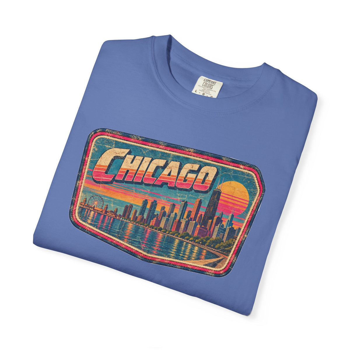 Chicago - Unisex Garment-Dyed T-shirt