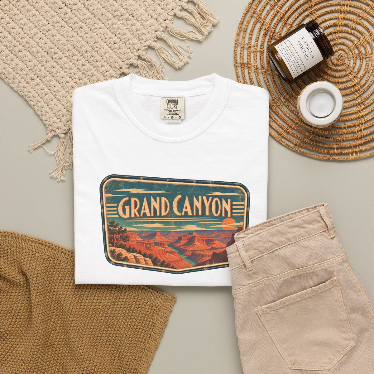 Grand Canyon - Unisex Garment-Dyed T-shirt