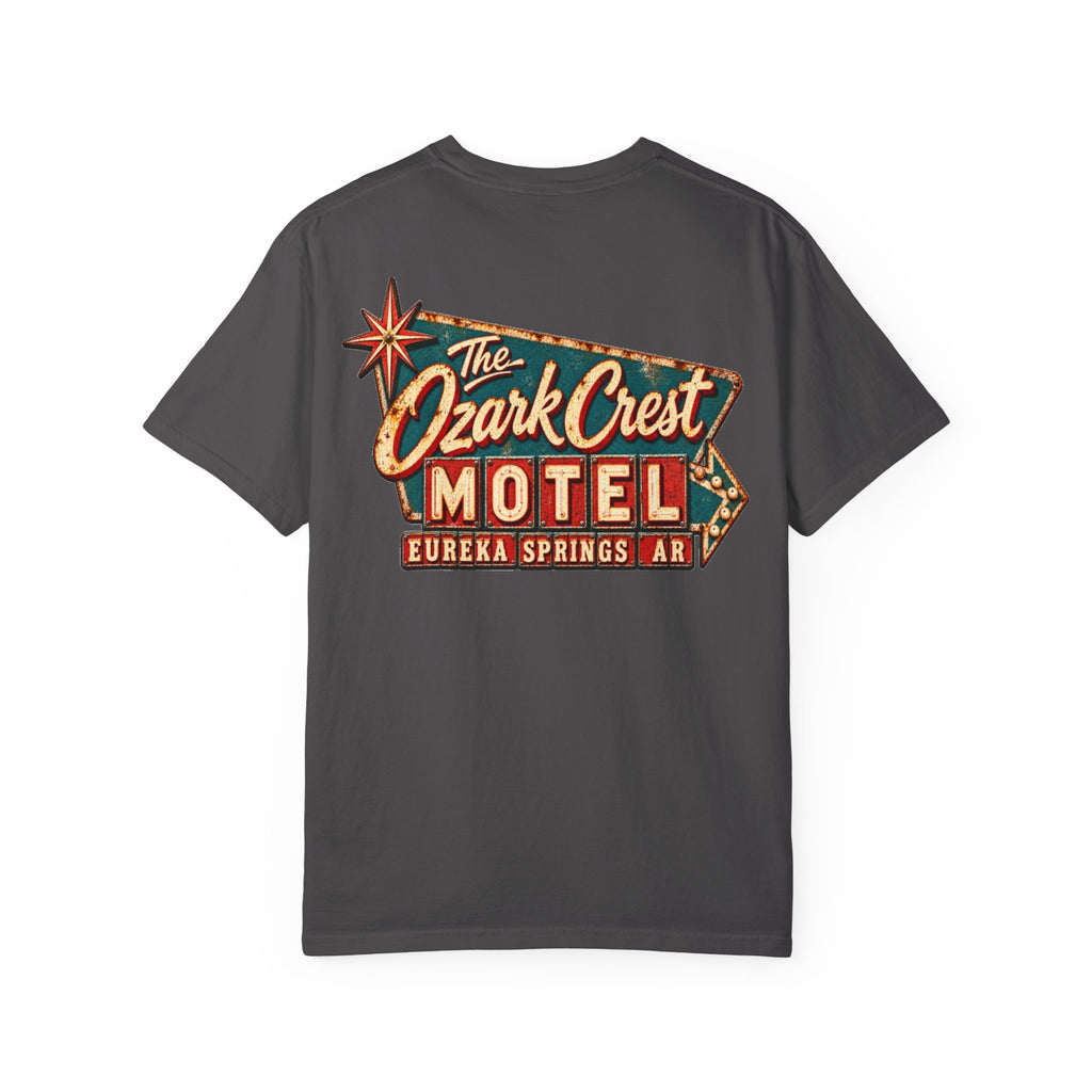 The Ozark Crest Motel - Unisex Garment-Dyed T-shirt