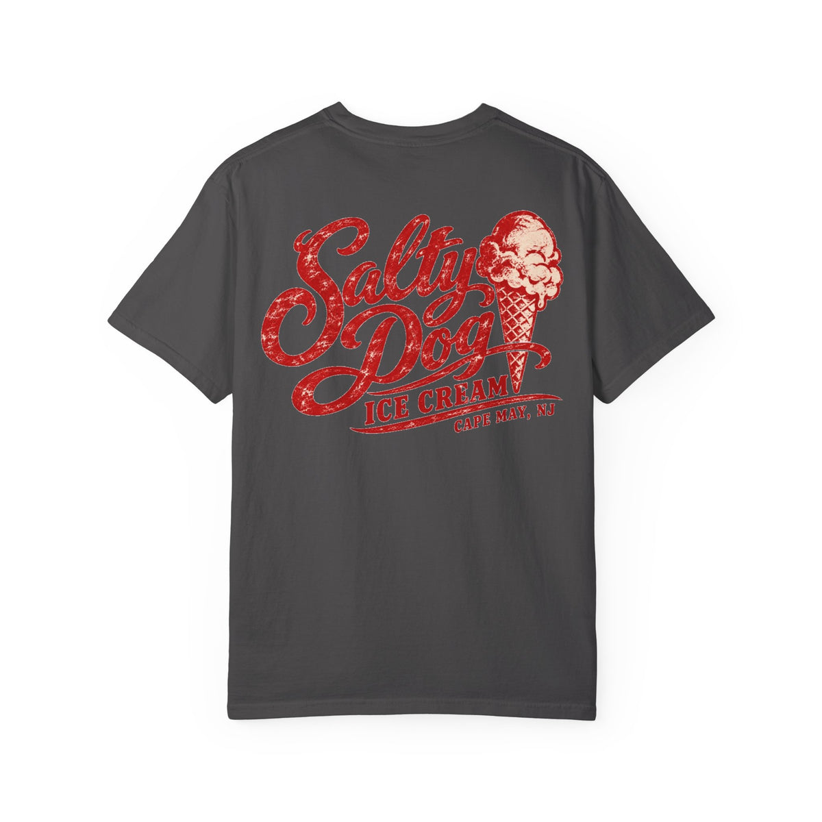 Salty Dog Ice Cream - Unisex Garment-Dyed T-shirt