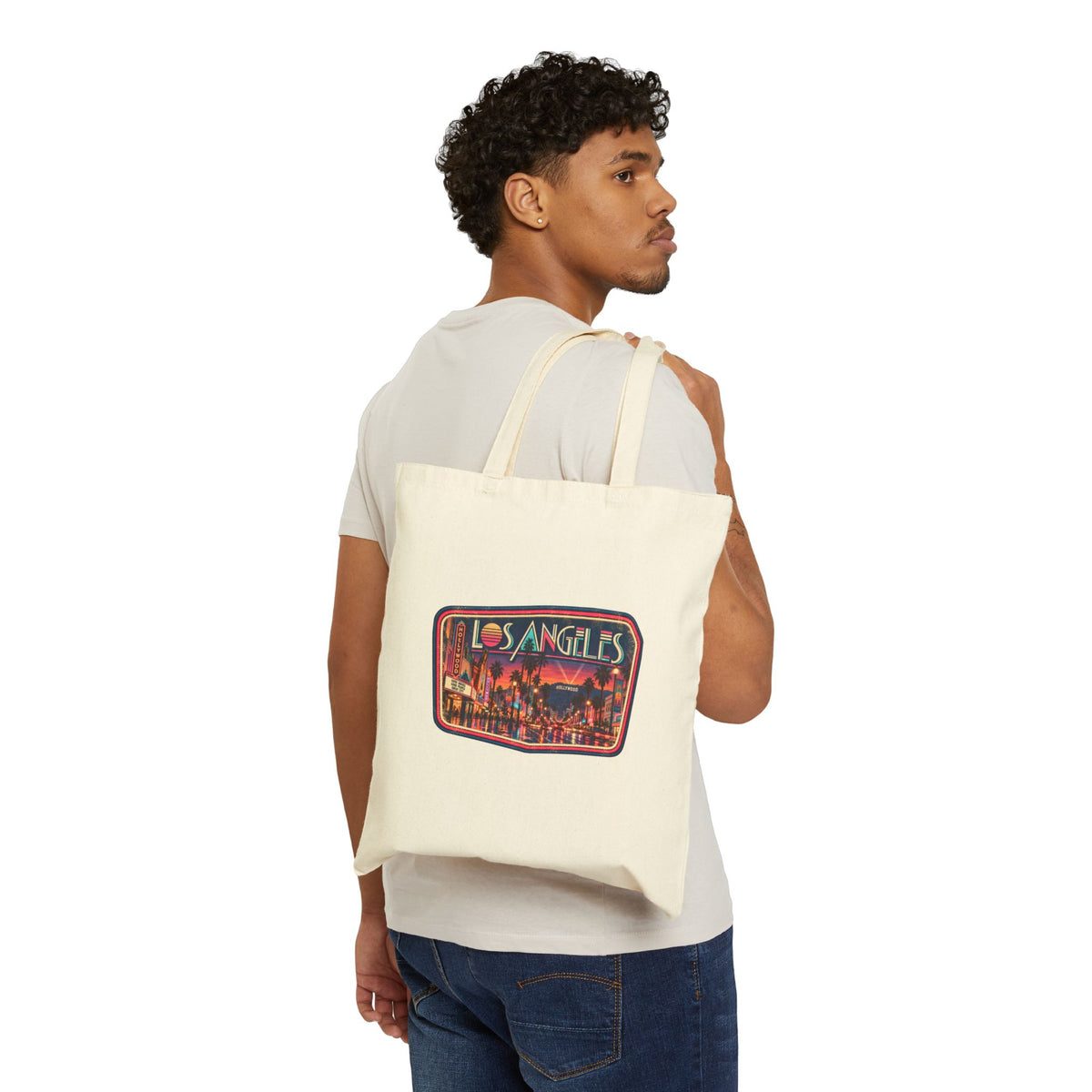 Cotton Canvas Tote Bag - Design 21