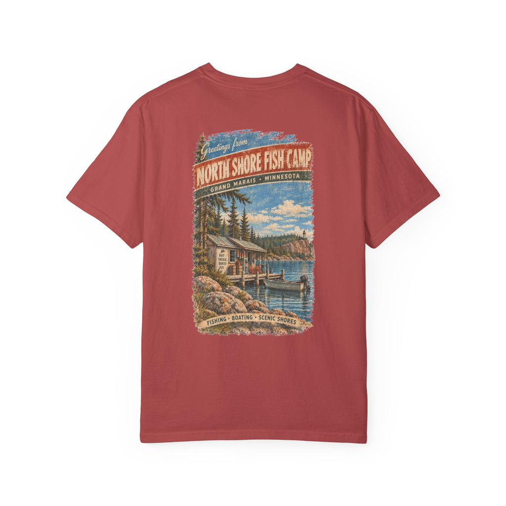 North Shore Fish Camp - Unisex Garment-Dyed T-shirt