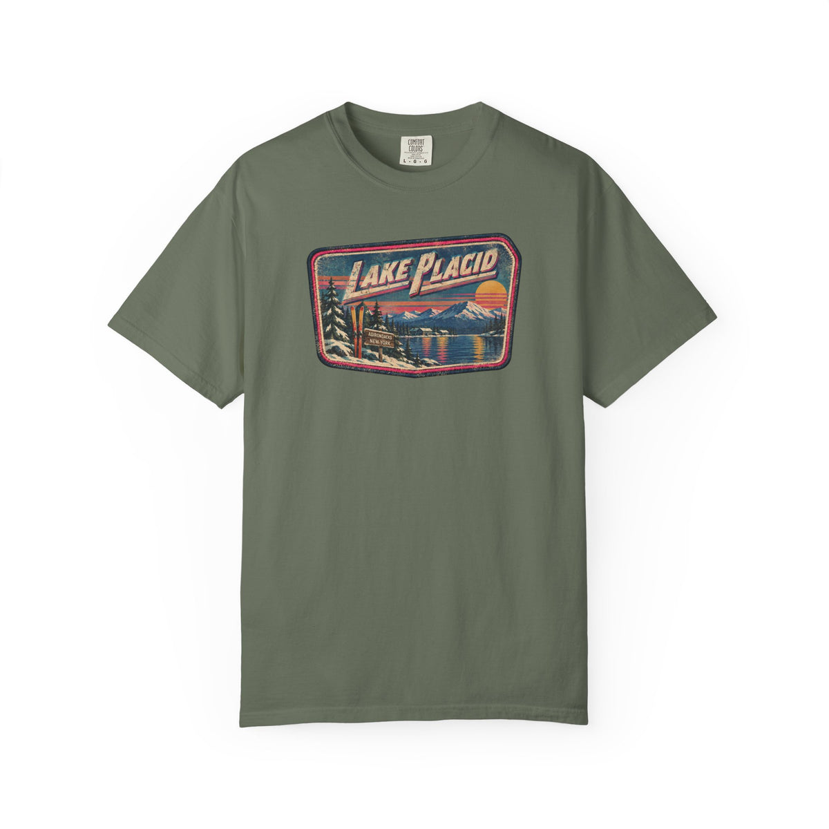 Lake Placid - Unisex Garment-Dyed T-shirt