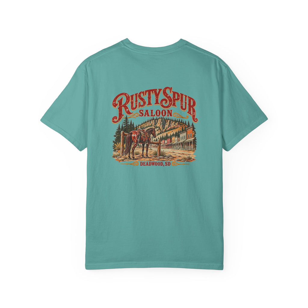 Rusty Spur Saloon - Unisex Garment-Dyed T-shirt