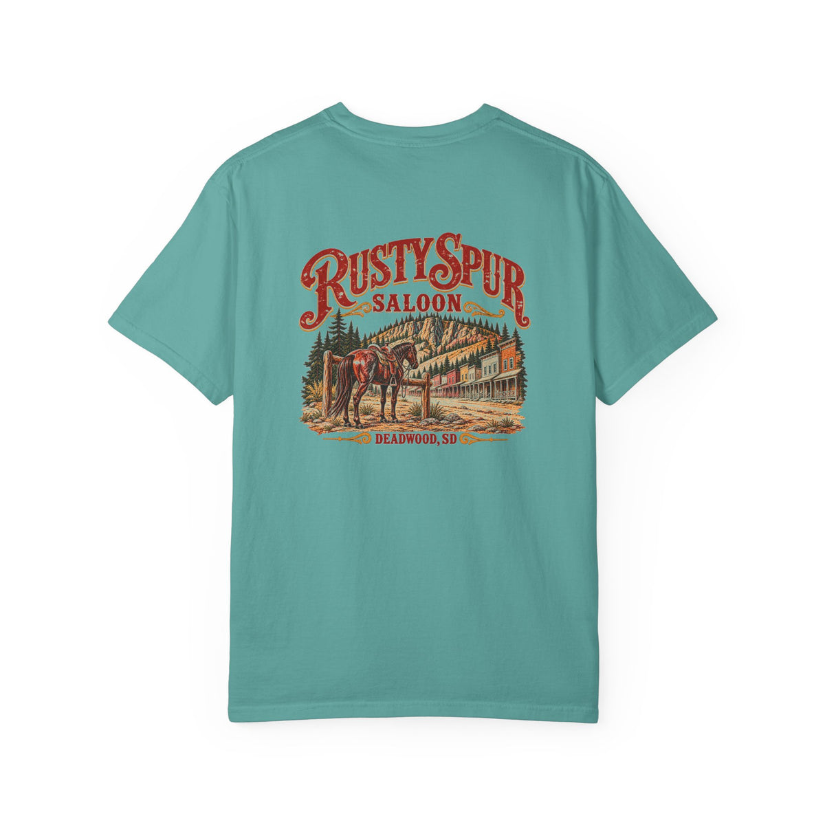 Rusty Spur Saloon - Unisex Garment-Dyed T-shirt