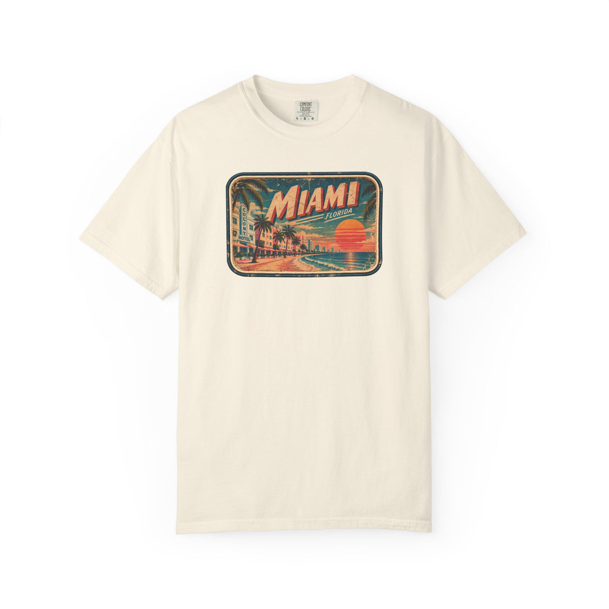 Miami - Unisex Garment-Dyed T-shirt