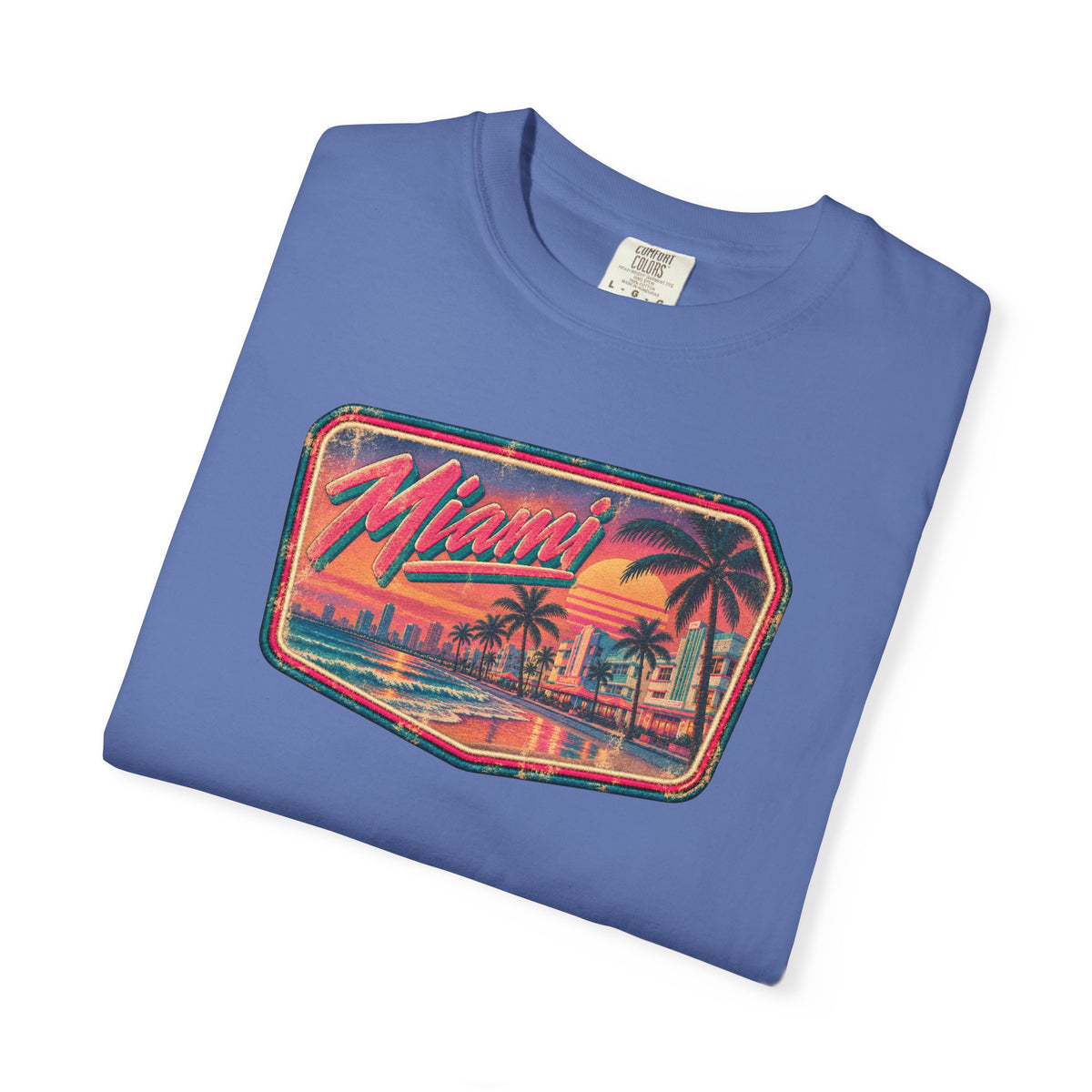Miami - Unisex Garment-Dyed T-shirt