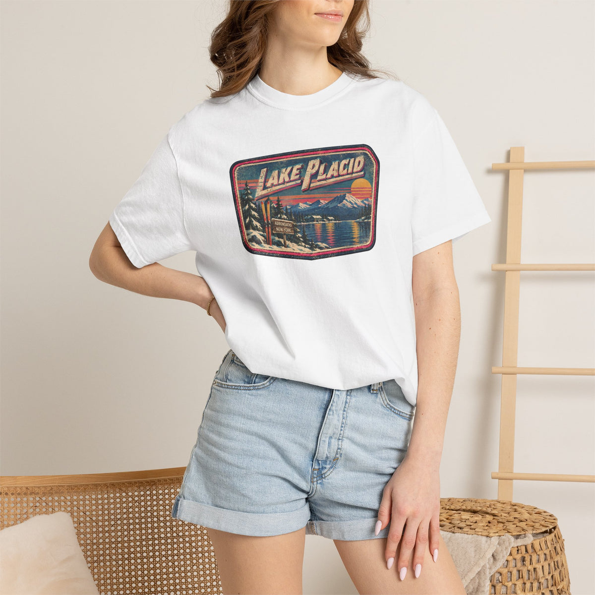Lake Placid - Unisex Garment-Dyed T-shirt