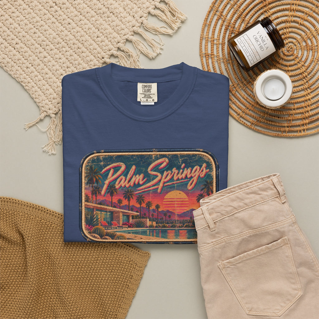 Palm Springs - Unisex Garment-Dyed T-shirt