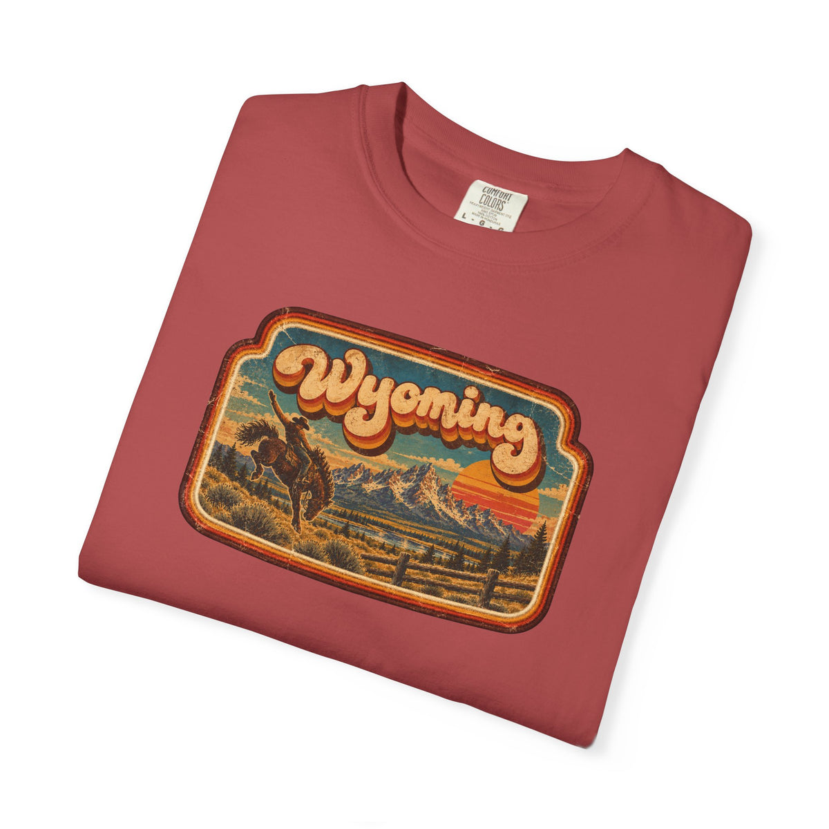 Wyoming - Unisex Garment-Dyed T-shirt