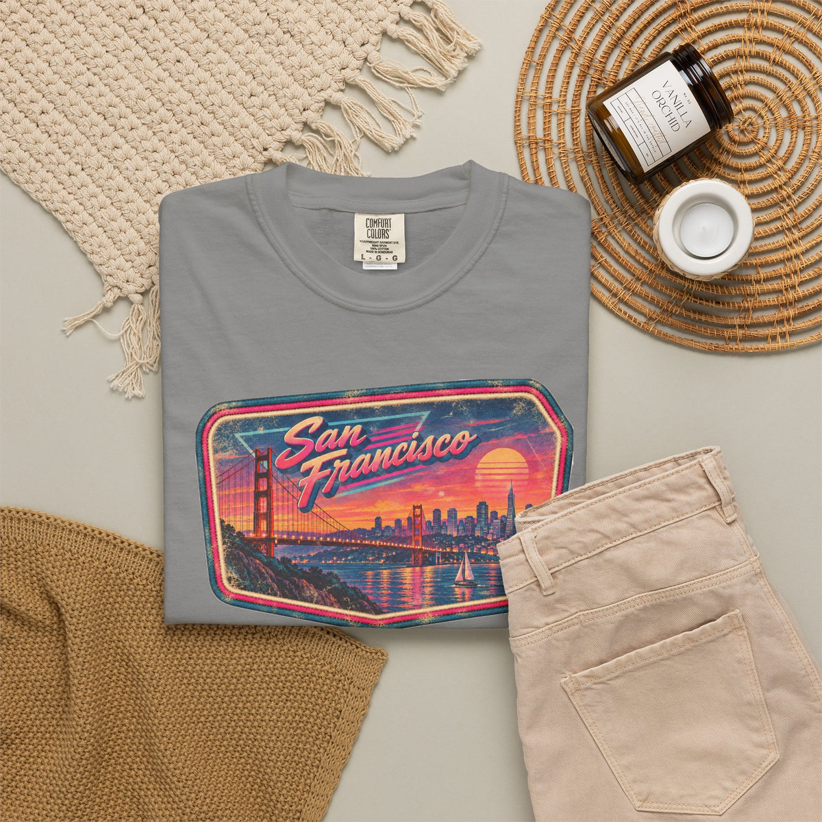 San Francisco - Unisex Garment-Dyed T-shirt
