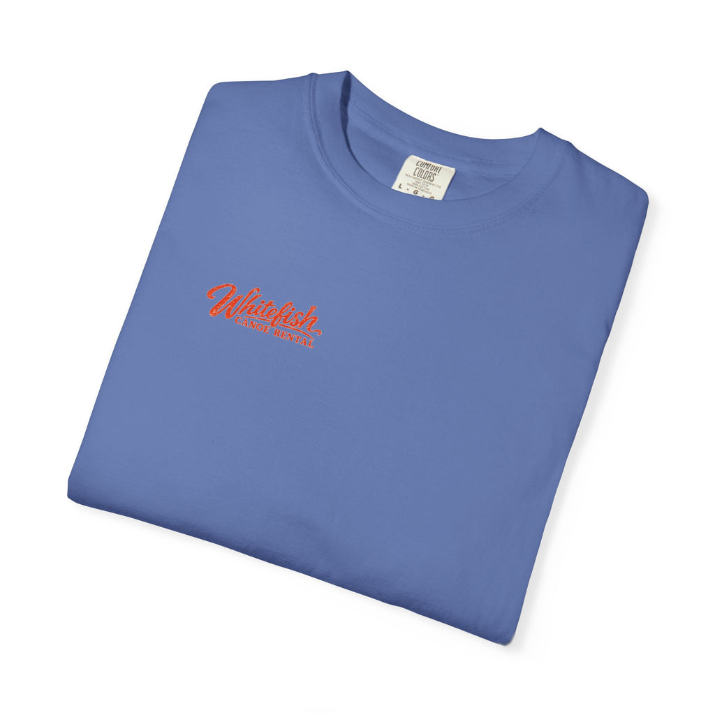 Whitefish Canoe Rental - Unisex Garment-Dyed T-shirt