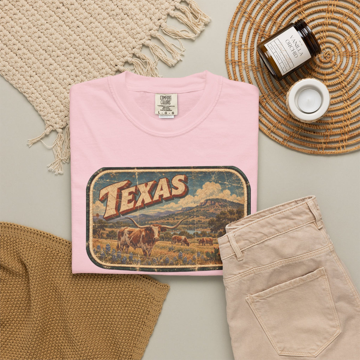 Texas - Unisex Garment-Dyed T-shirt