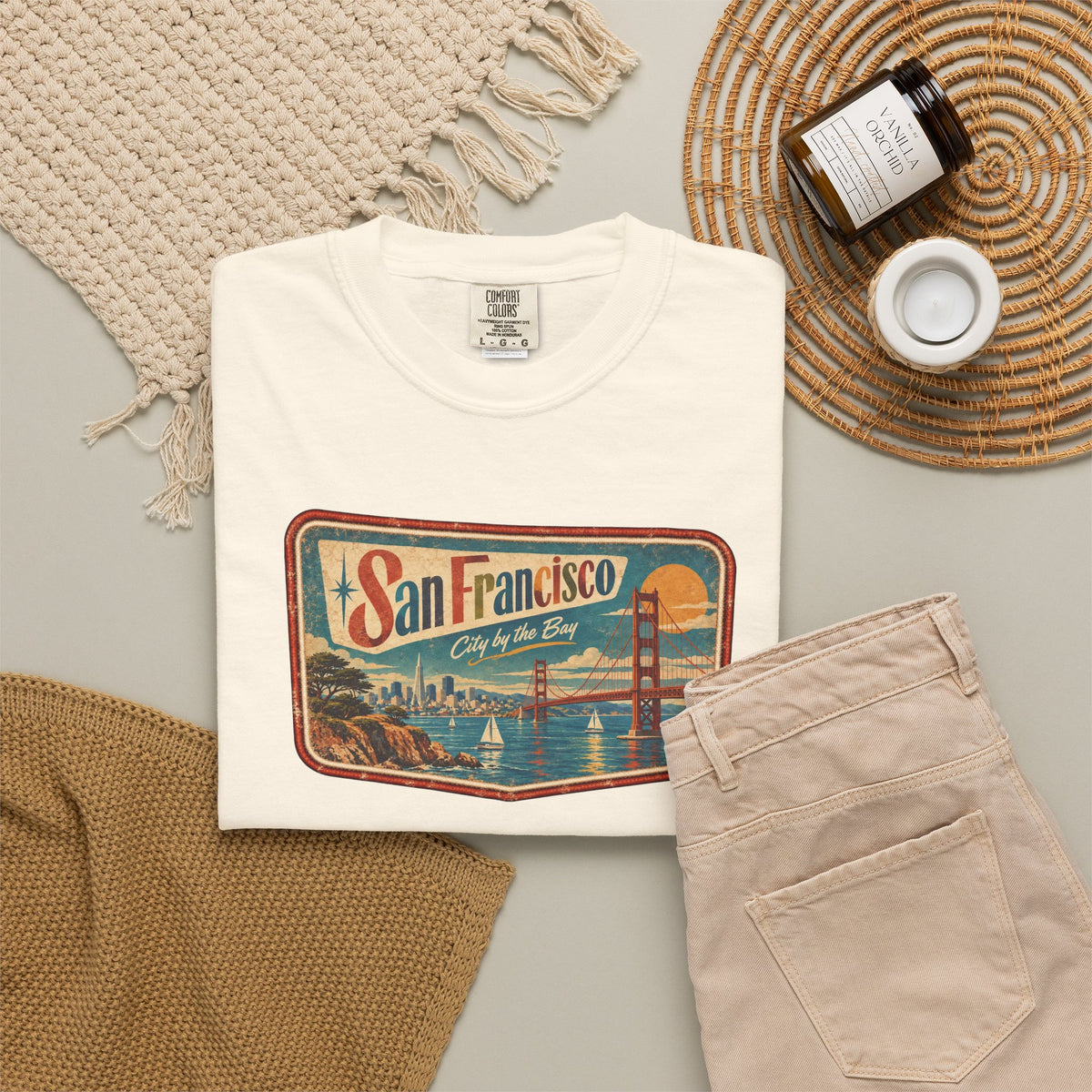 San Francisco - Unisex Garment-Dyed T-shirt