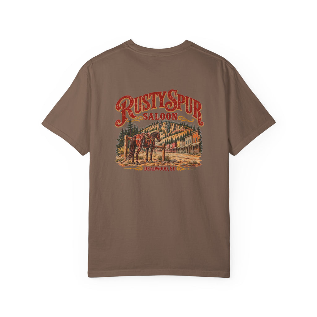 Rusty Spur Saloon - Unisex Garment-Dyed T-shirt