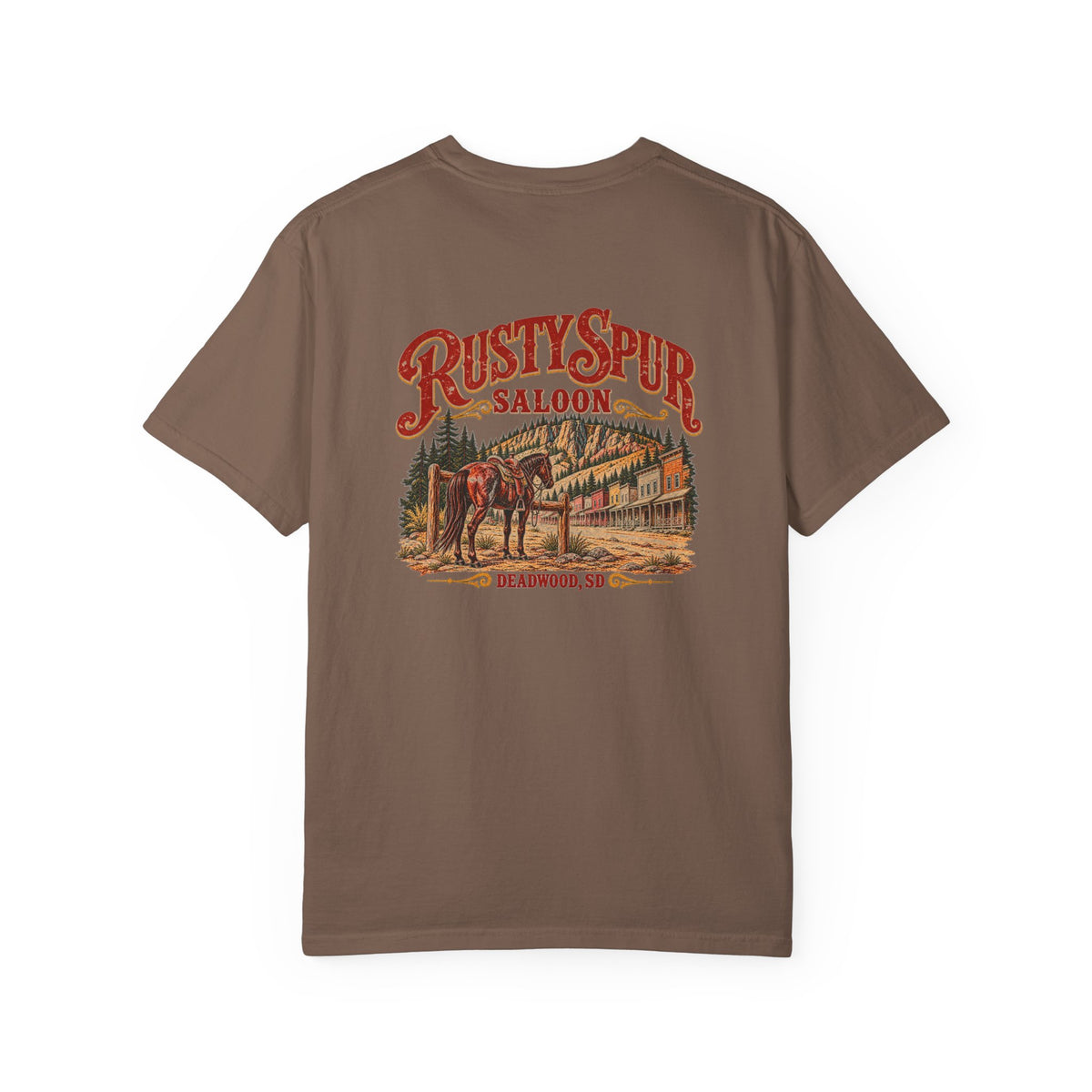 Rusty Spur Saloon - Unisex Garment-Dyed T-shirt