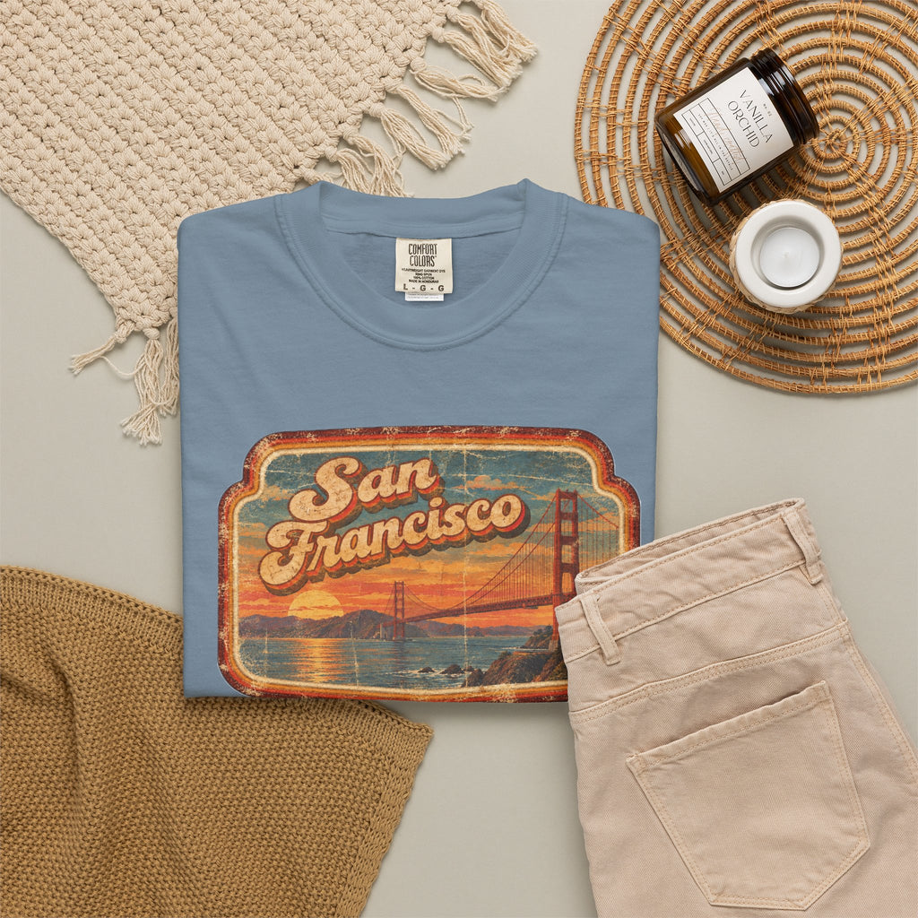 San Francisco - Unisex Garment-Dyed T-shirt