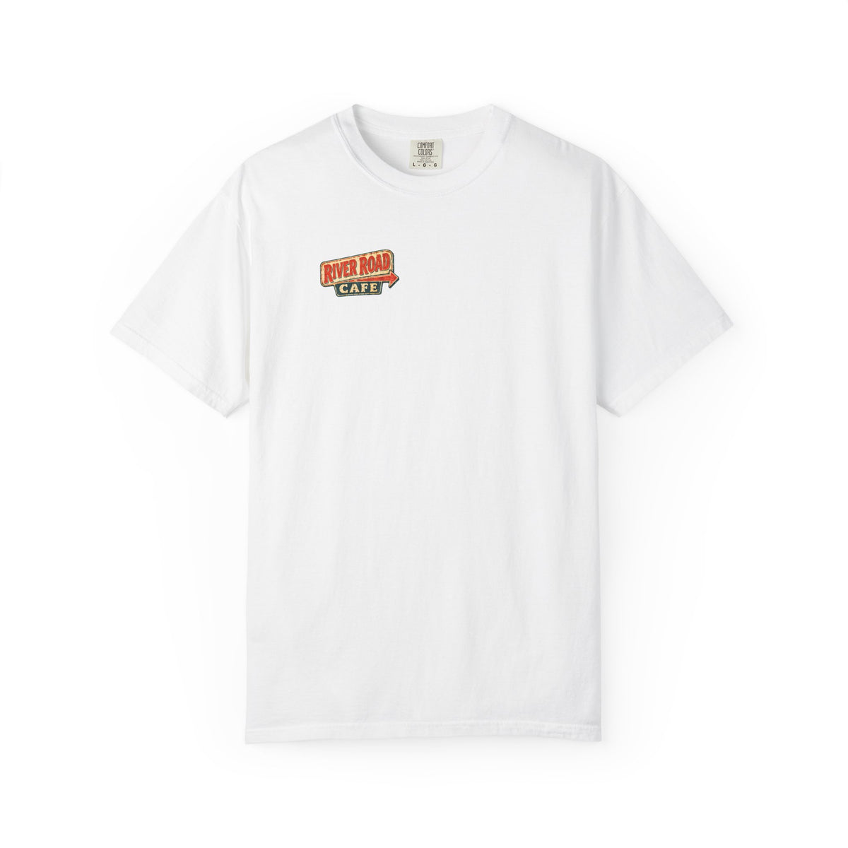 River Road Cafe - Unisex Garment-Dyed T-shirt