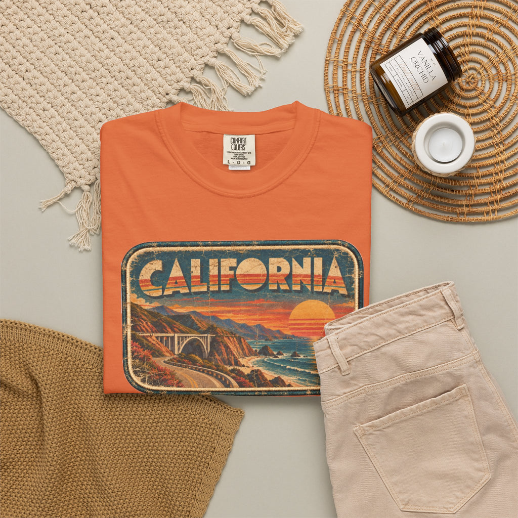 California - Unisex Garment-Dyed T-shirt