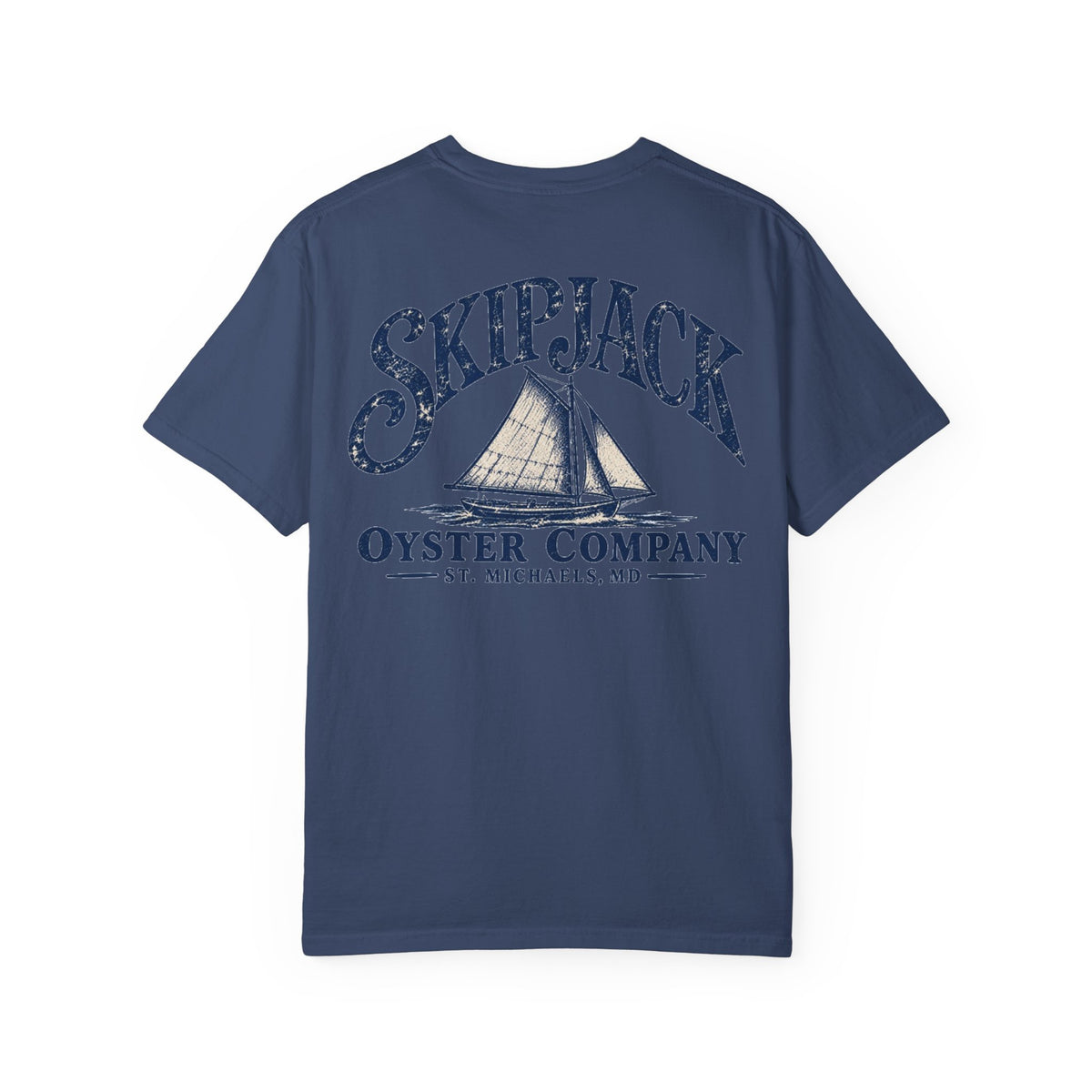 Skipjack Oyster Company - Unisex Garment-Dyed T-shirt