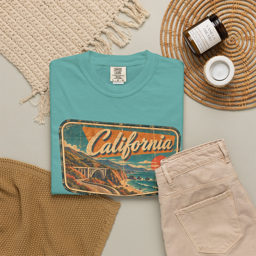 California - Unisex Garment-Dyed T-shirt